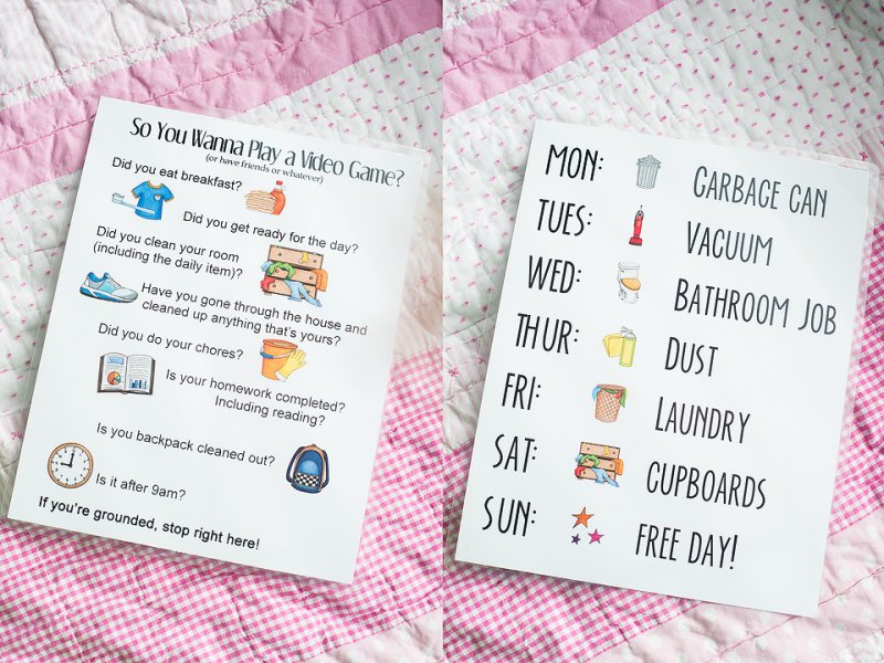 Chore Chats by kiki00star Chore Chats