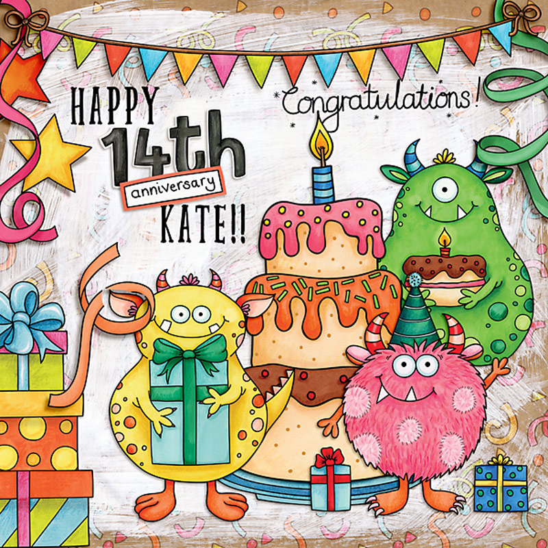 Happy 14th Anniversary Kate! by cfile Happy 14th Anniversary Kate!