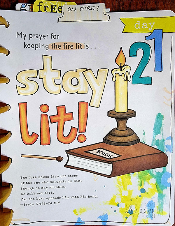Day 21 - Stay Lit! by Keela_Scraps Day 21 - Stay Lit!