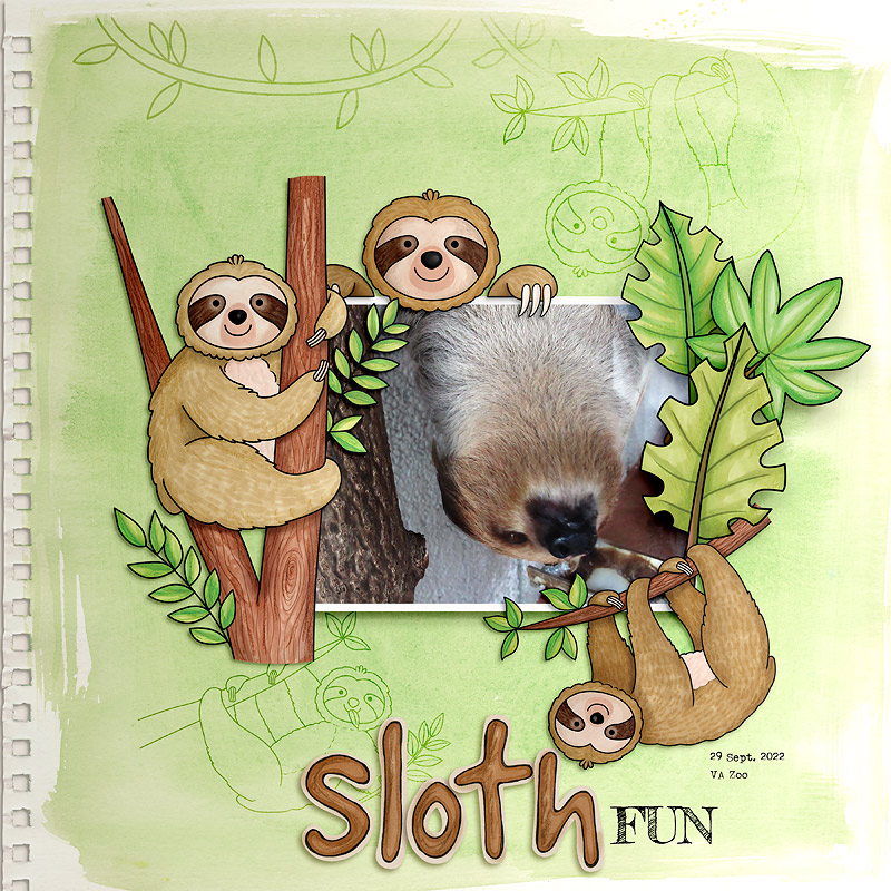 Sloth Fun by cfile Sloth Fun