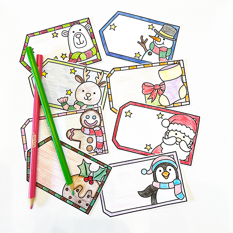 Christmas tags