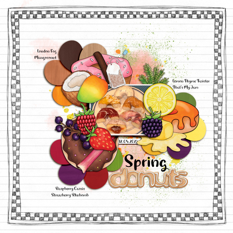 Spring doughnuts by Mara Spring doughnuts