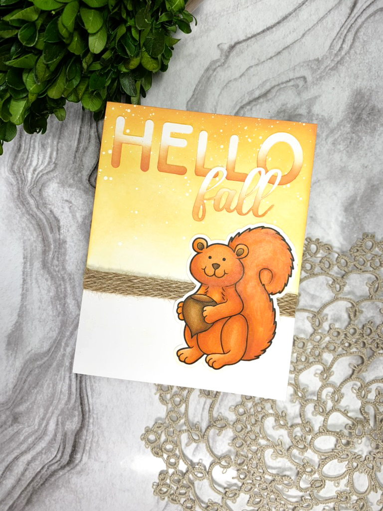 Hello Fall Card by Sasha S Hello Fall Card