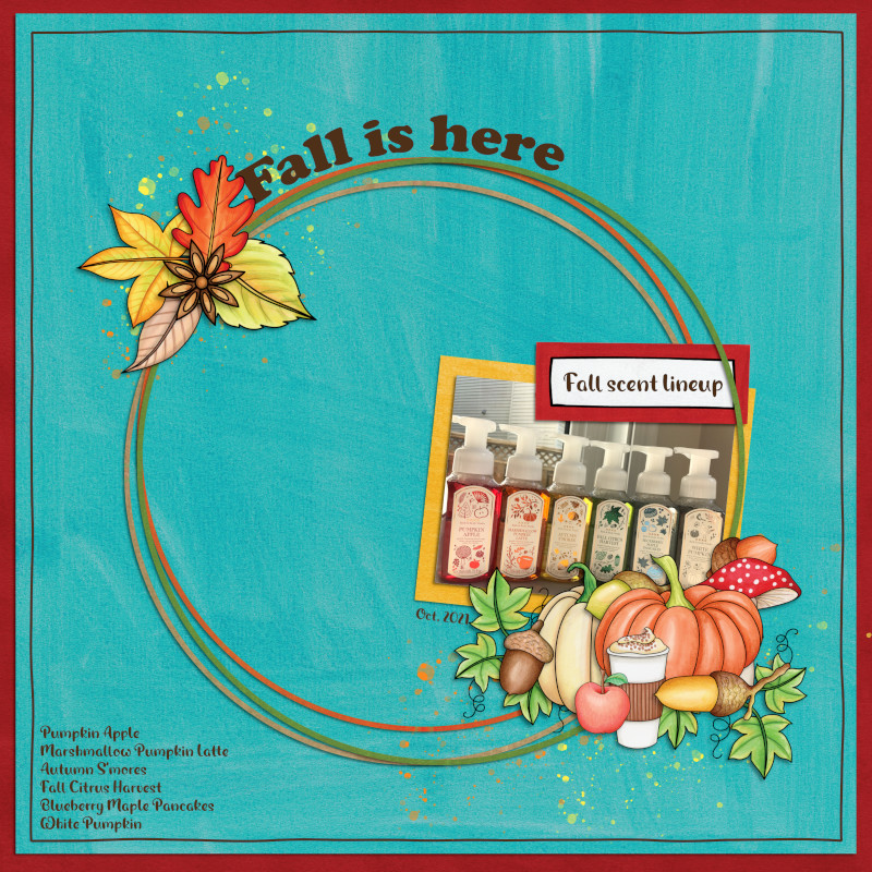 Fall scent Lineup by Mara Fall scent Lineup
