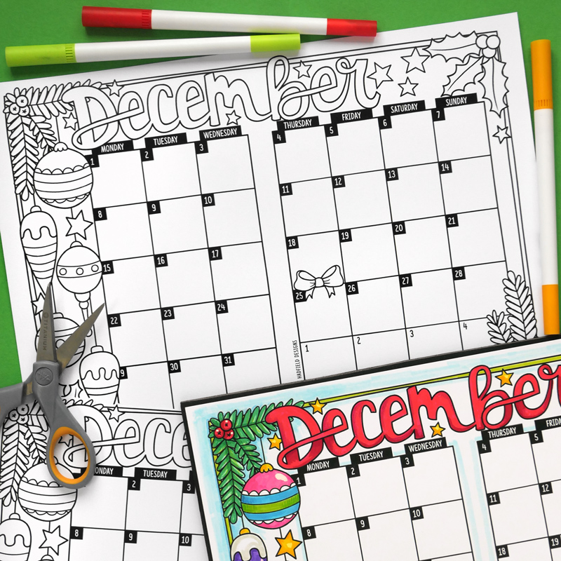 December Bullet Journal by Kate Hadfield December Bullet Journal