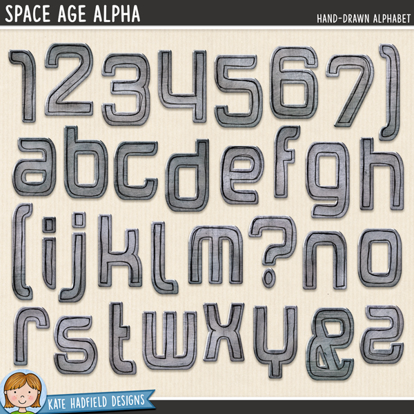 Space Age Alpha - hand-drawn grungy metal style digital scrapbook alpha / alphabet clip art! Coordinates with the Blast Off kit. Hand-drawn doodles for digital scrapbooking, crafting and teaching resources from Kate Hadfield Designs. Space Age Alpha - hand-drawn grungy metal style digital scrapbook alpha / alphabet clip art! Coordinates with the Blast Off kit. Hand-drawn doodles for digital scrapbooking, crafting and teaching resources from Kate Hadfield Designs.