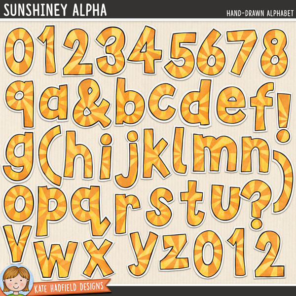 Sunshiney - hand-drawn summer digital scrapbook alpha / sunburst alphabet clip art! Hand-drawn clip art and illustrations for digital scrapbooking, crafting and teaching resources from Kate Hadfield Designs. Sunshiney - hand-drawn summer digital scrapbook alpha / sunburst alphabet clip art! Hand-drawn clip art and illustrations for digital scrapbooking, crafting and teaching resources from Kate Hadfield Designs.