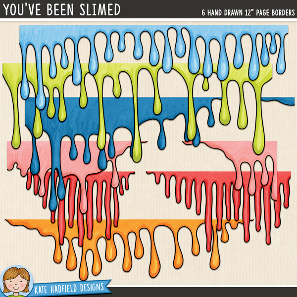 You've Been Slimed - a fun collection of slime border clipart / gooey Halloween digital scrapbook elements! Hand-drawn illustrations for digital scrapbooking, crafting and teaching resources from Kate Hadfield Designs. You've Been Slimed - a fun collection of slime border clipart / gooey Halloween digital scrapbook elements! Hand-drawn illustrations for digital scrapbooking, crafting and teaching resources from Kate Hadfield Designs.