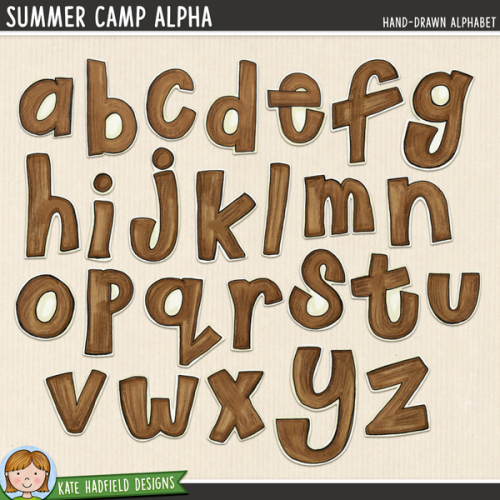 Summer Camp Alphabet