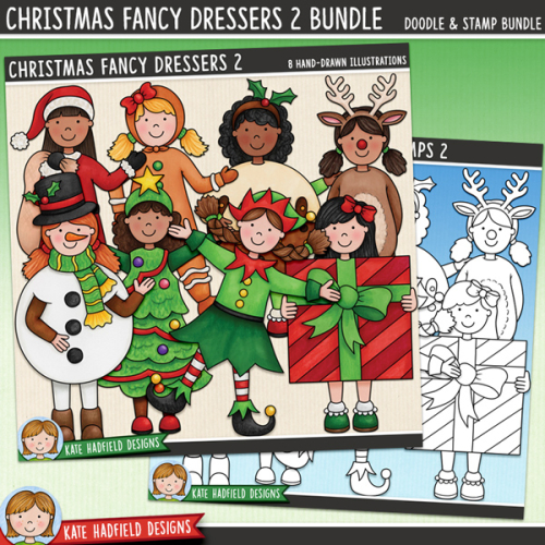 Christmas Fancy Dressers 2 Bundle