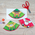 Christmas Cones Craft (pre-coloured version)