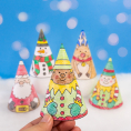 Colour In Christmas Cones