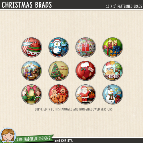 Christmas Brads