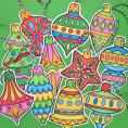 Colour In Christmas Ornaments