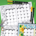 2026 Colour In Calendar