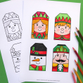 Colour In Christmas Gift Tags 2 Colour In Christmas Gift Tags 2