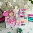 Lovey Dovey Toppers Stamps