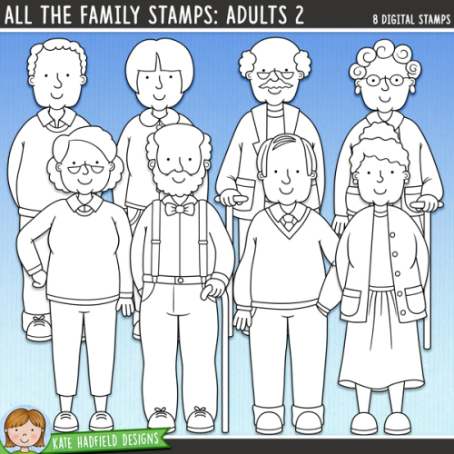 All The Family Stamps: Adults 2