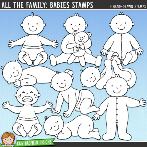 All The Family Stamps: Babies