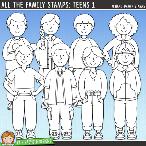All The Family Stamps: Teens 1