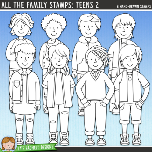 All The Family Stamps: Teens 2