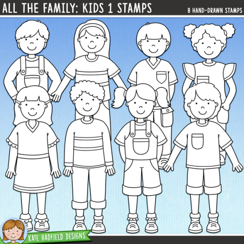 All The Family Stamps: Kids 1