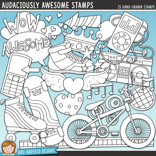 Audaciously Awesome Stamps