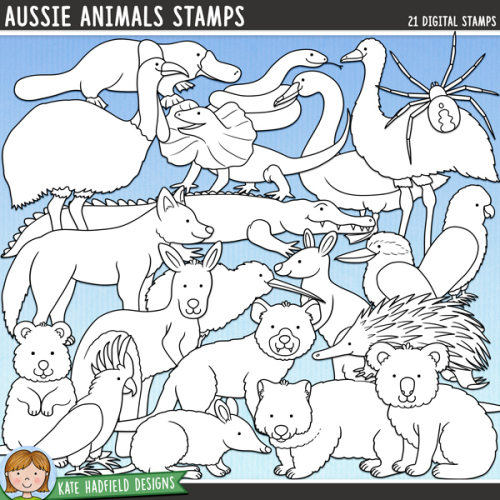 Aussie Animals Stamps