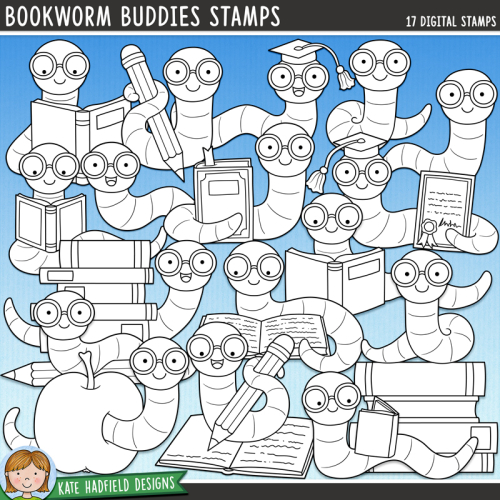 Bookworm Buddies Stamps