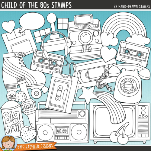 Child of the 80s Stamps