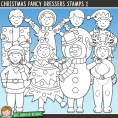 Christmas Fancy Dressers BIG Bundle