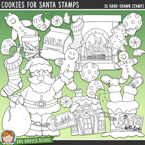 Cookies for Santa Stamps