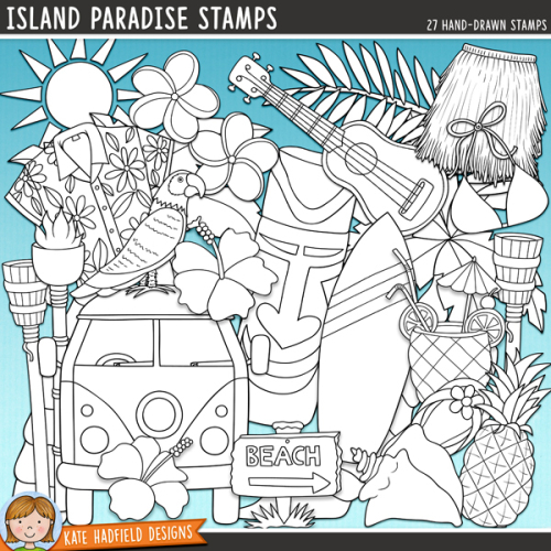 Island Paradise Stamps