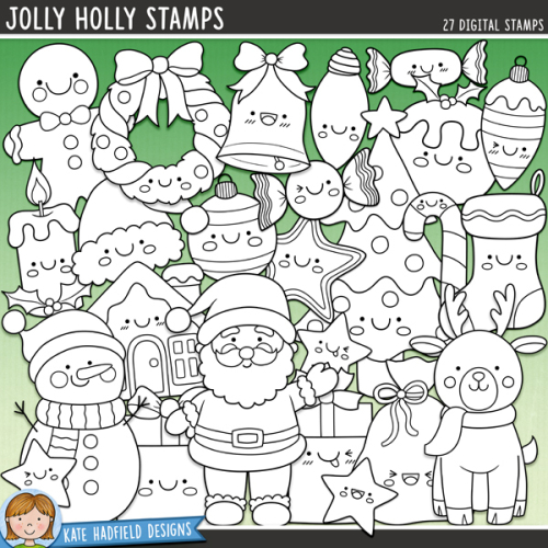 Jolly Holly Stamps