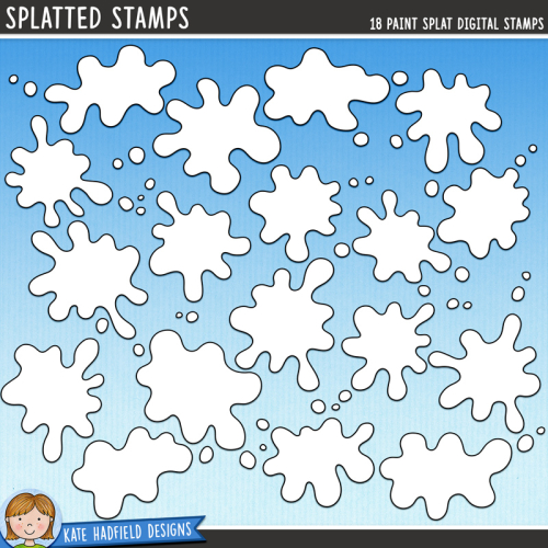 Splatted Stamps Splatted Stamps