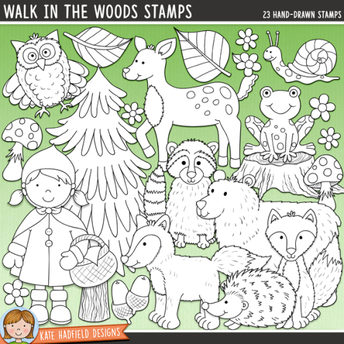 Walk in the Woods Stamps