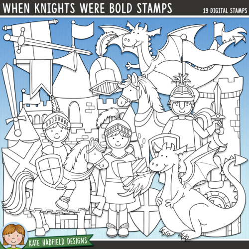 When Knights Were Bold Stamps
