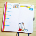 Bullet Journal Spreads - Jan 2021