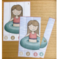 Puzzle the swimmers