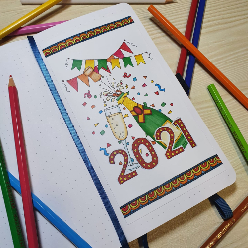 2021 Bullet Journal Coverpage