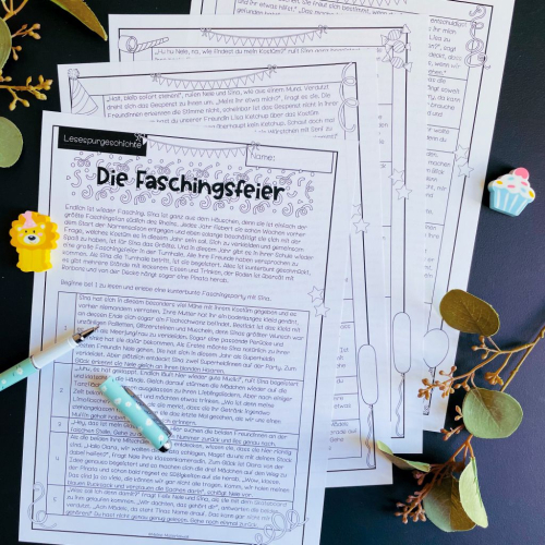 Reading story - Text