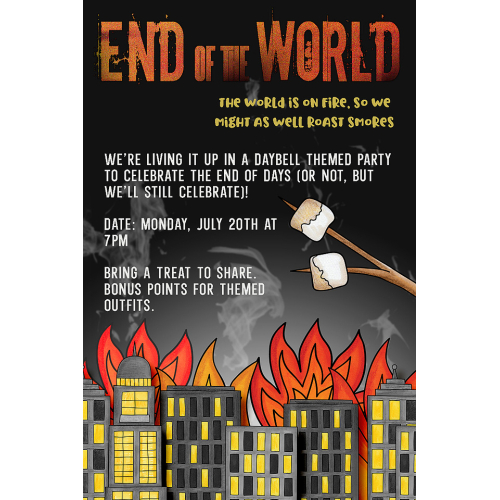 End of the World Invitation