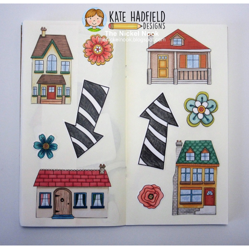 House Hunt Traveler's Notebook Page
