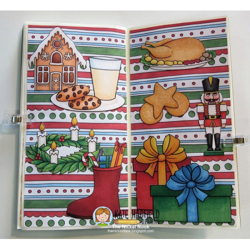 German Christmas Traveler's Notebook Spread