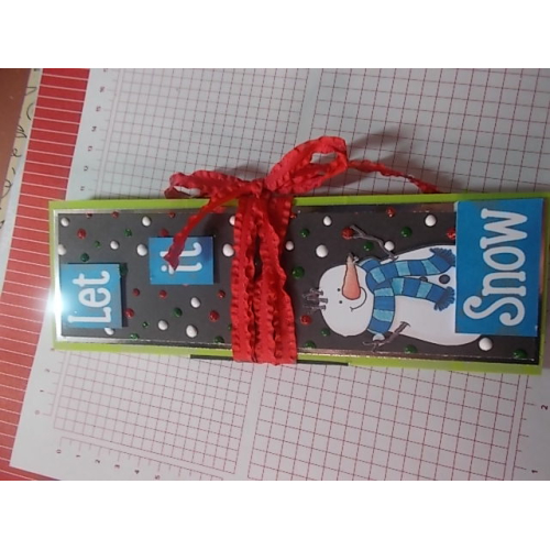 book fold card