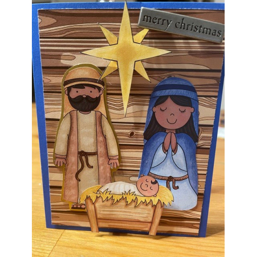 Nativity Christmas card