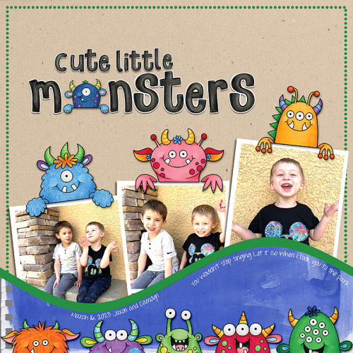 Cute little monsters