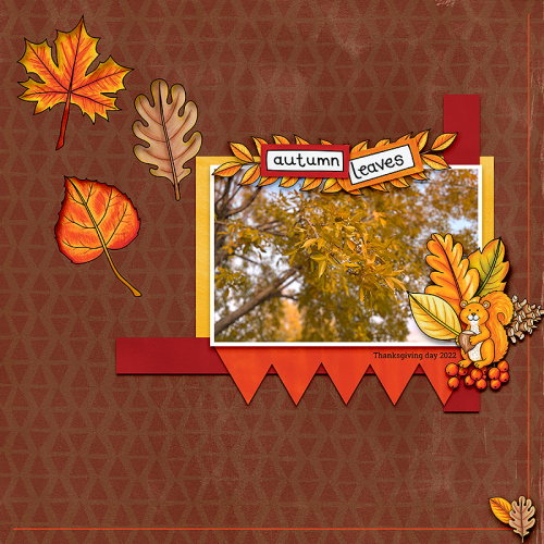 Thanksgiving leaves