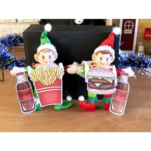 Elf on the shelf - fast food