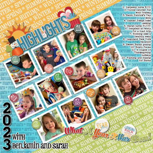 2023 Year with Benjamin and Sarah